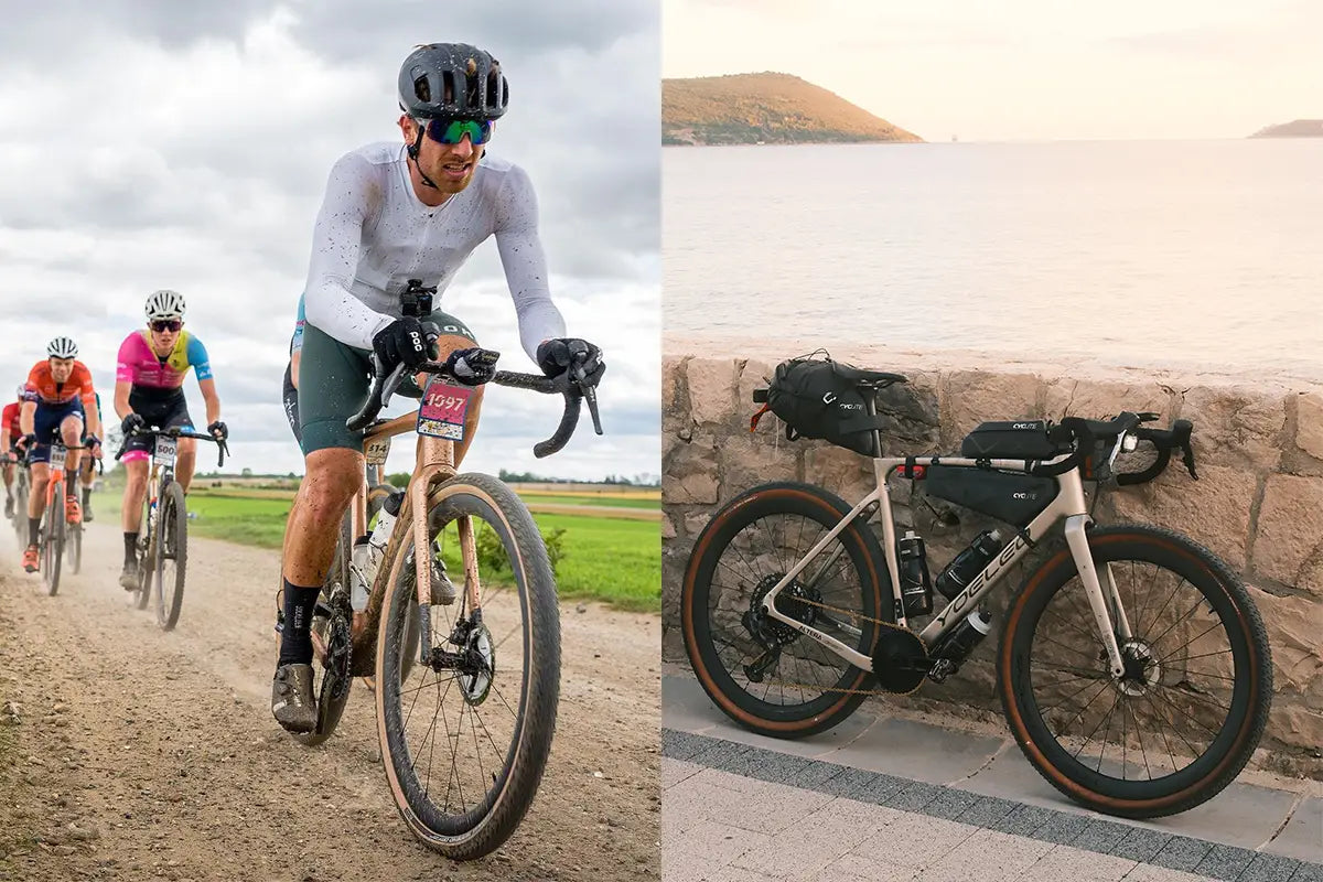 Altera G21 race build versus bikepacking build same frame comparison