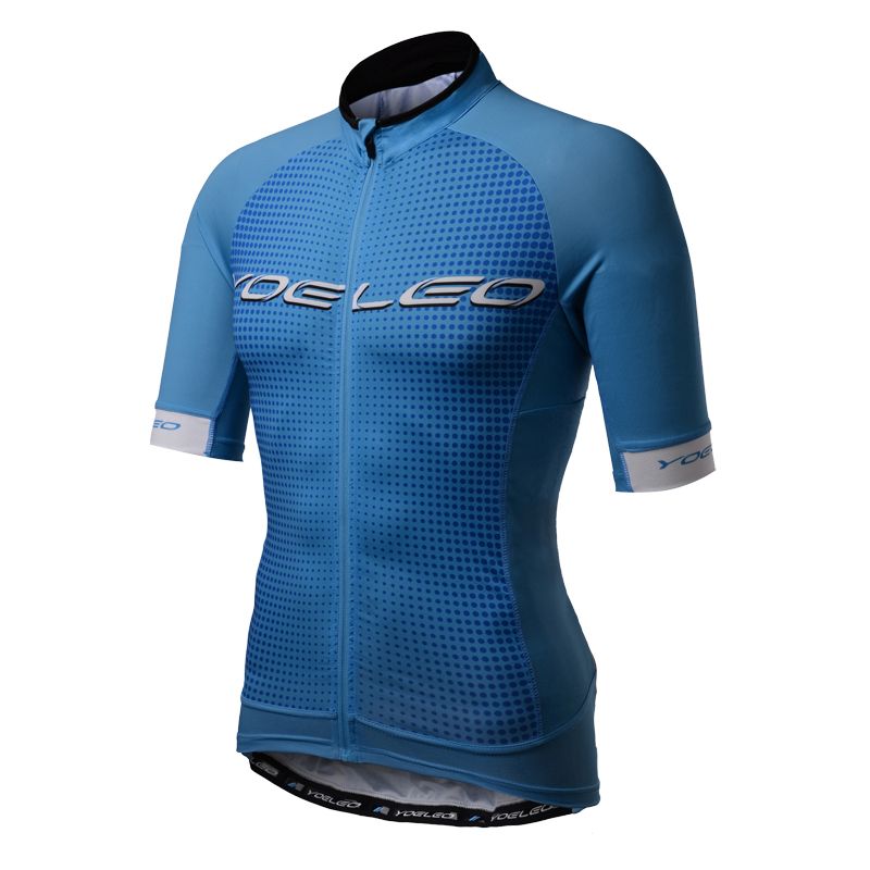 Maillot Cyclisme Homme Manches Courtes – Respirant, Séchage Rapide, Poches Arrière, Confort Route