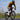 Rider sprinting on Yoeleo carbon bicycle