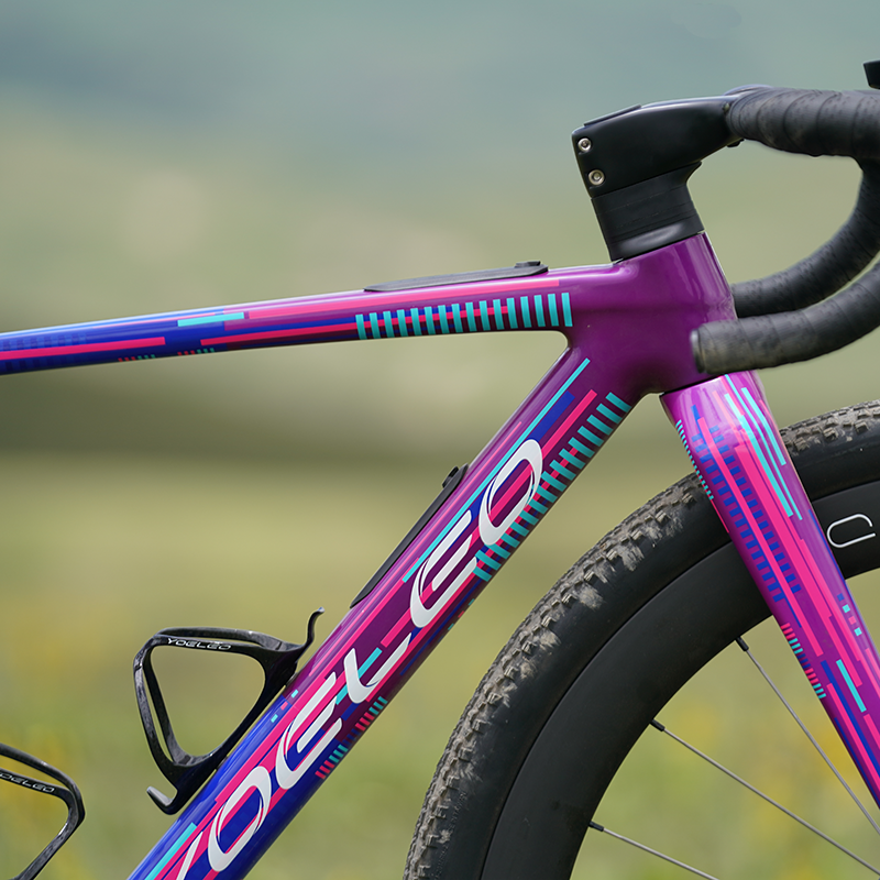 Altera G21 DB Gravel Bike Frameset Panda Purple - YOELEO