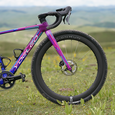 Altera G21 DB Gravel Bike Frameset Panda Purple - YOELEO