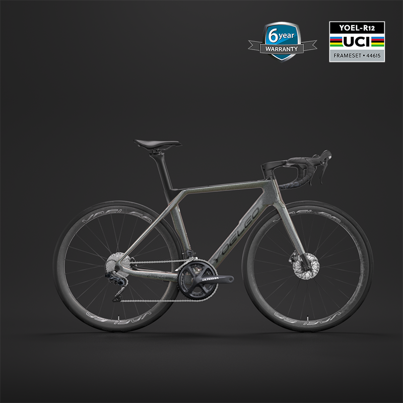 Carbon Di2 Road Bike YOELEO R12 Carbon Disc Brake Bike